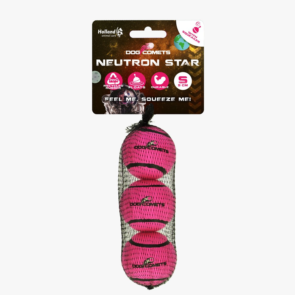 Dog Comets Bal 3 Pack Roze - Happy Dogs Style