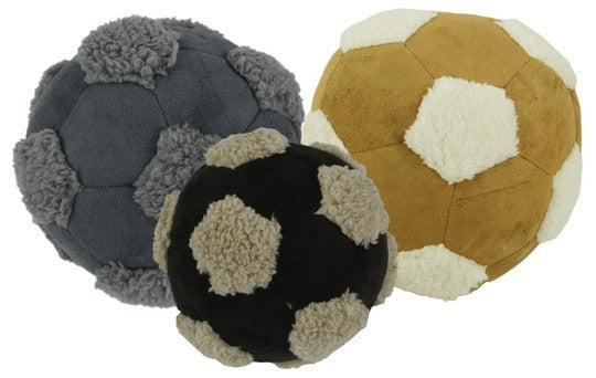 Lambswool Cuddle Football hondenspeelgoed - Happy Dogs Style
