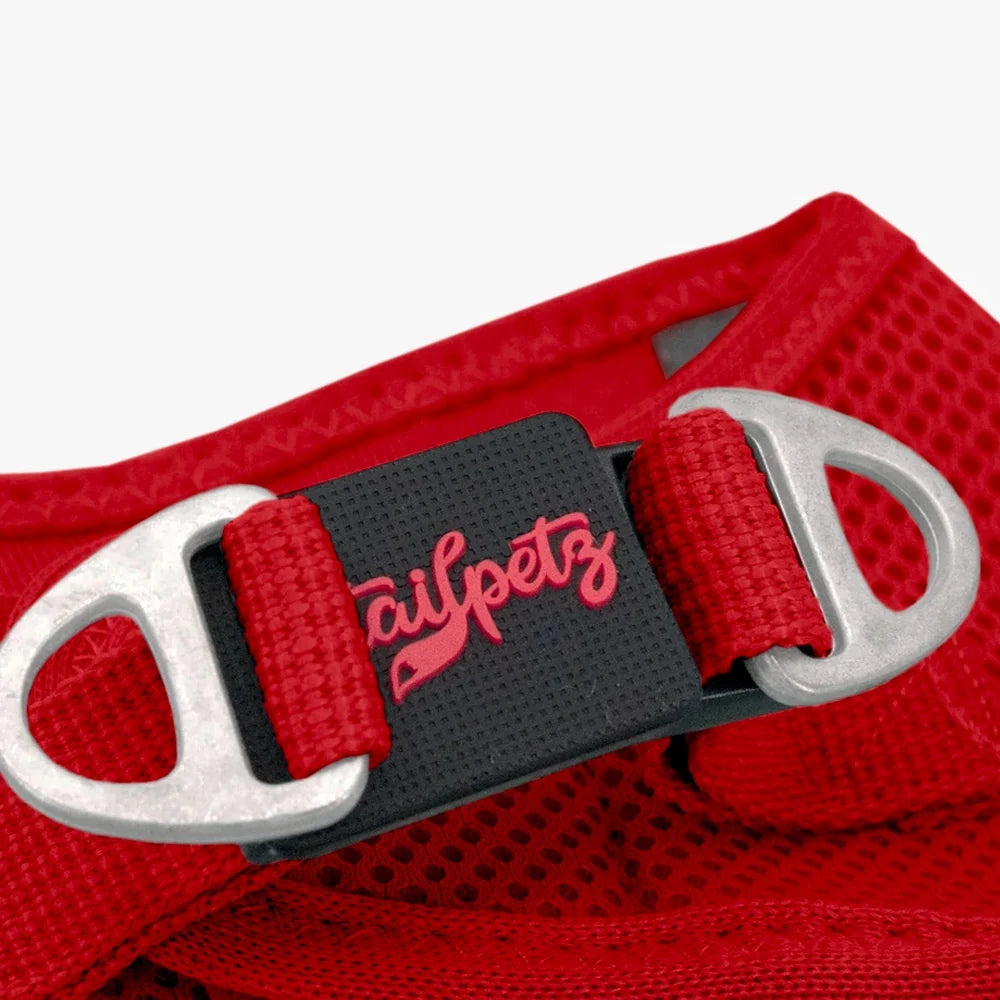 Tailpetz Air-Mesh Tuigje Rood