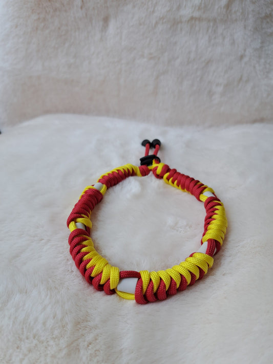 Anti teken en vlooien band 33-42 cm - Happy Dogs Style