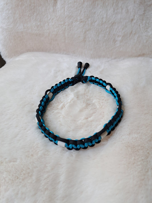 Anti teken en vlooien band 43-51 cm - Happy Dogs Style