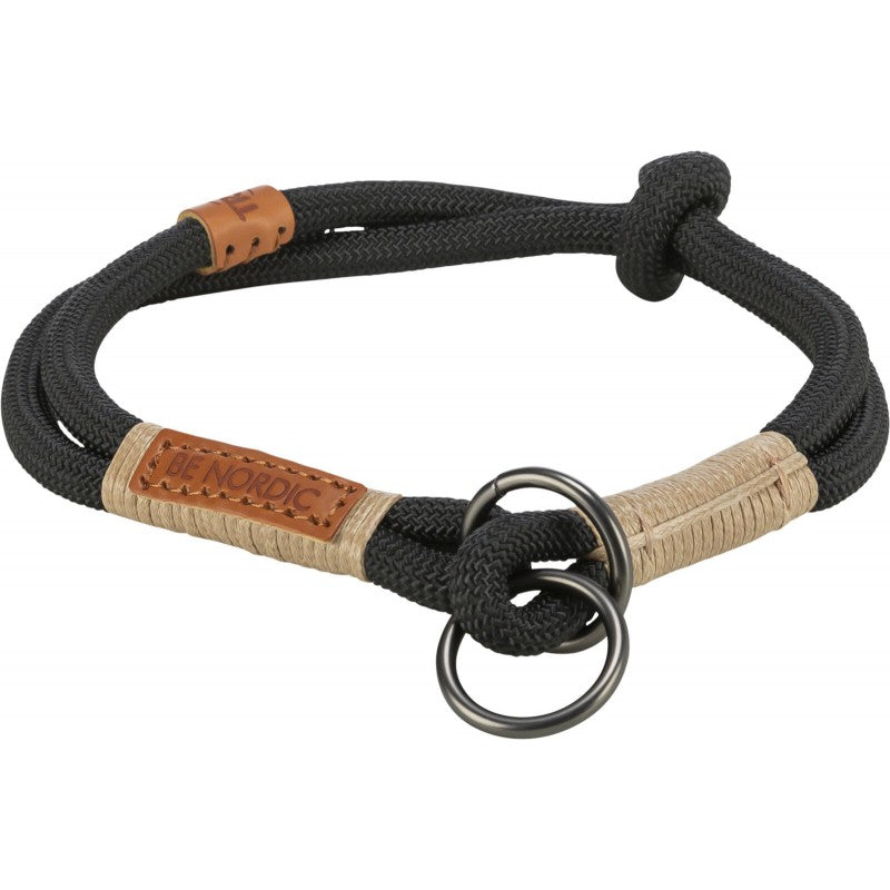 BE NORDIC halfslip halsband zwart - Happy Dogs Style