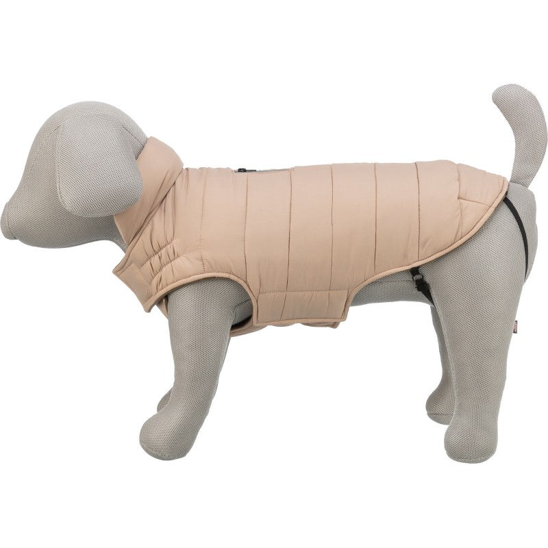 Trixie winterjas beige, extra productfoto 3 - Happy Dogs Style