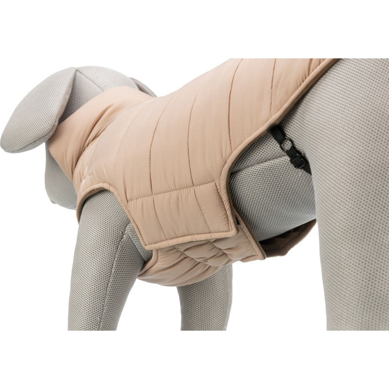 Trixie winterjas beige, extra productfoto 4 - Happy Dogs Style