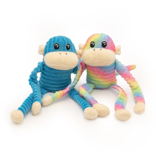 Spencer the Crinkle Monkey hondenspeelgoed - Happy Dogs Style