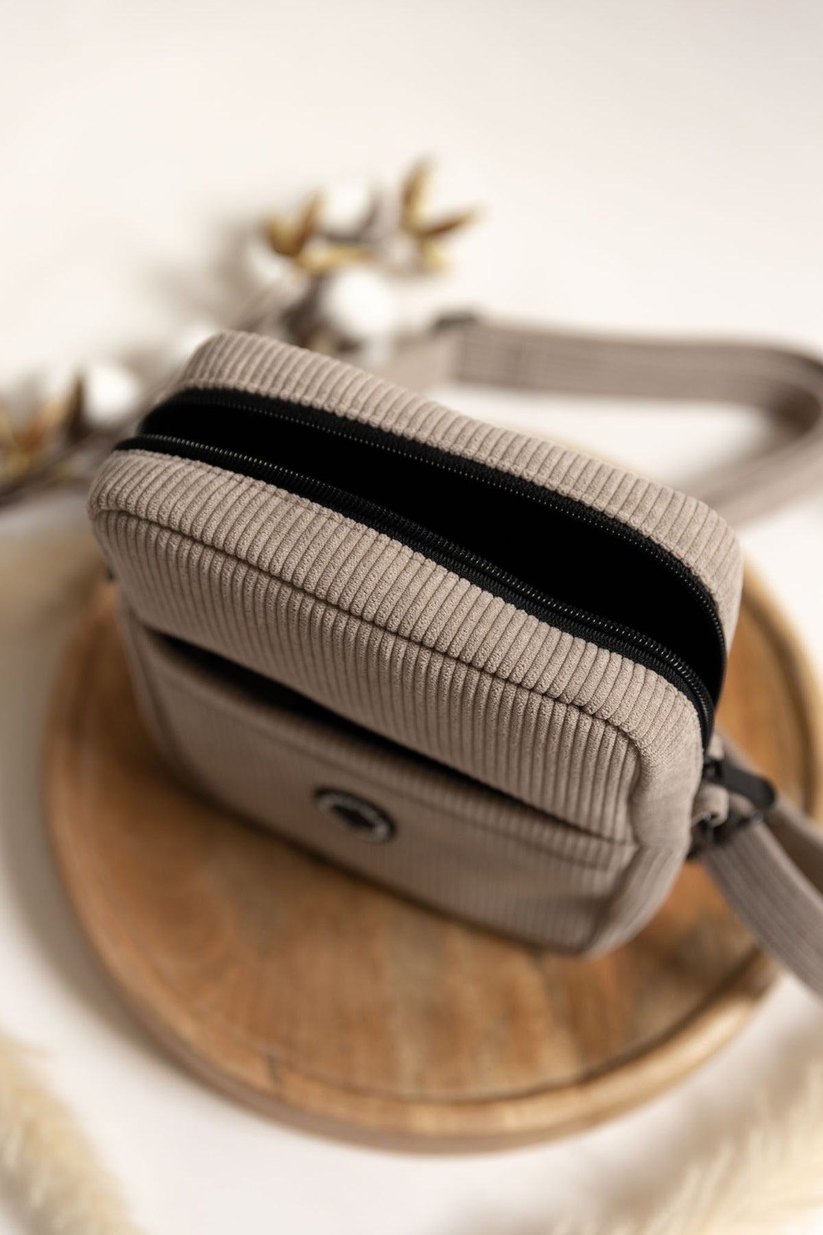 Dog mom bag - timeless taupe - Happy Dogs Style