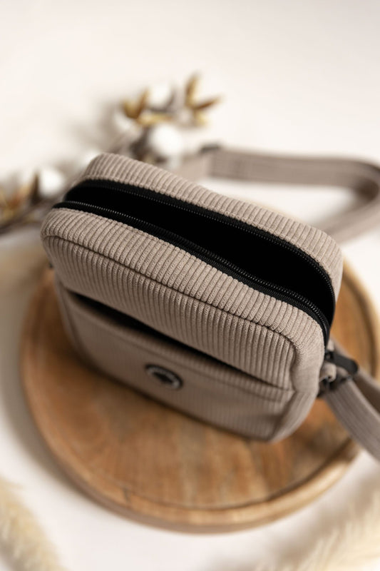 Dog mom bag - timeless taupe - Happy Dogs Style