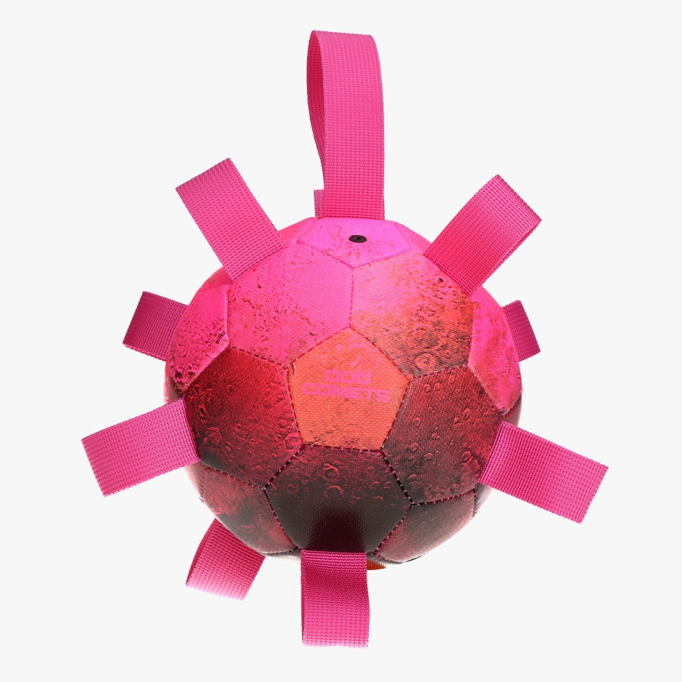 Dog Comets Voetbal Roze - Happy Dogs Style