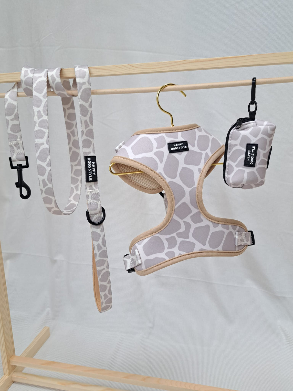 Savanne Beige harnasset - Happy Dogs Style