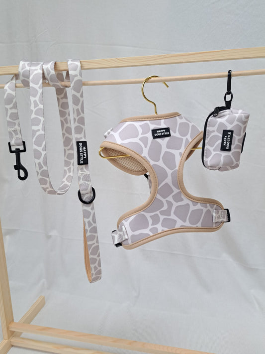 Savanne Beige harnasset - Happy Dogs Style