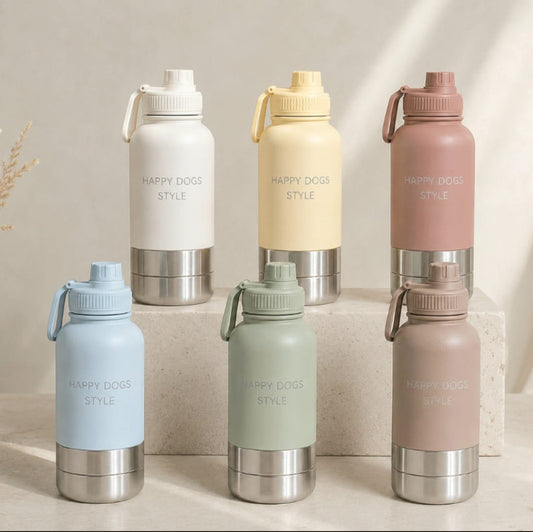 Happy Dogs All-In-One Thermos Reisfles dog mom accessoire - Happy Dogs Style