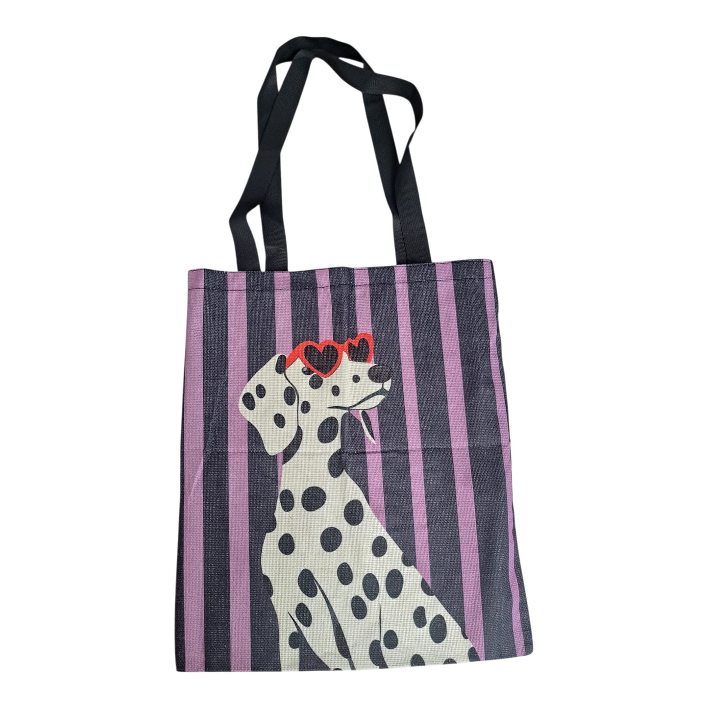 Tote Bag Dalmatier Paars Zwart - Happy Dogs Style