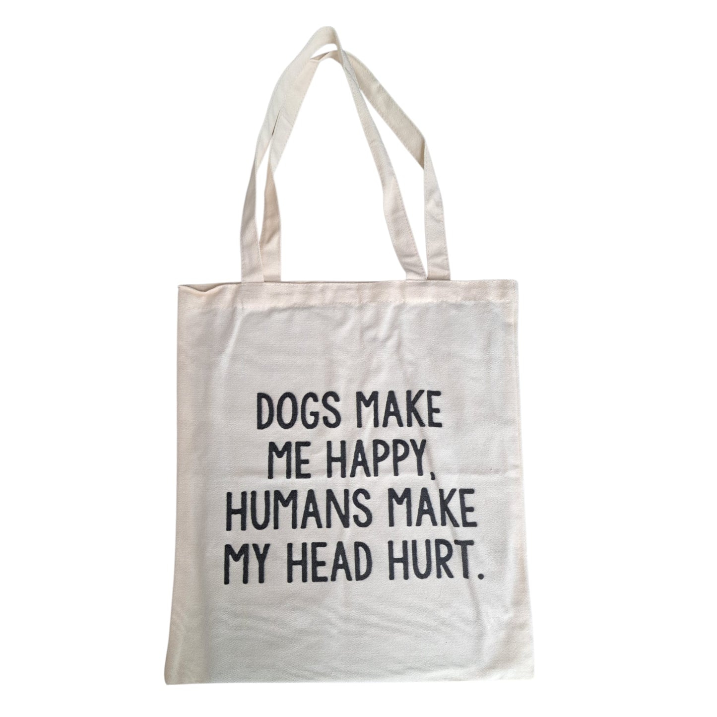 Tote Bag Dogs Make Me Happy - Happy Dogs Style