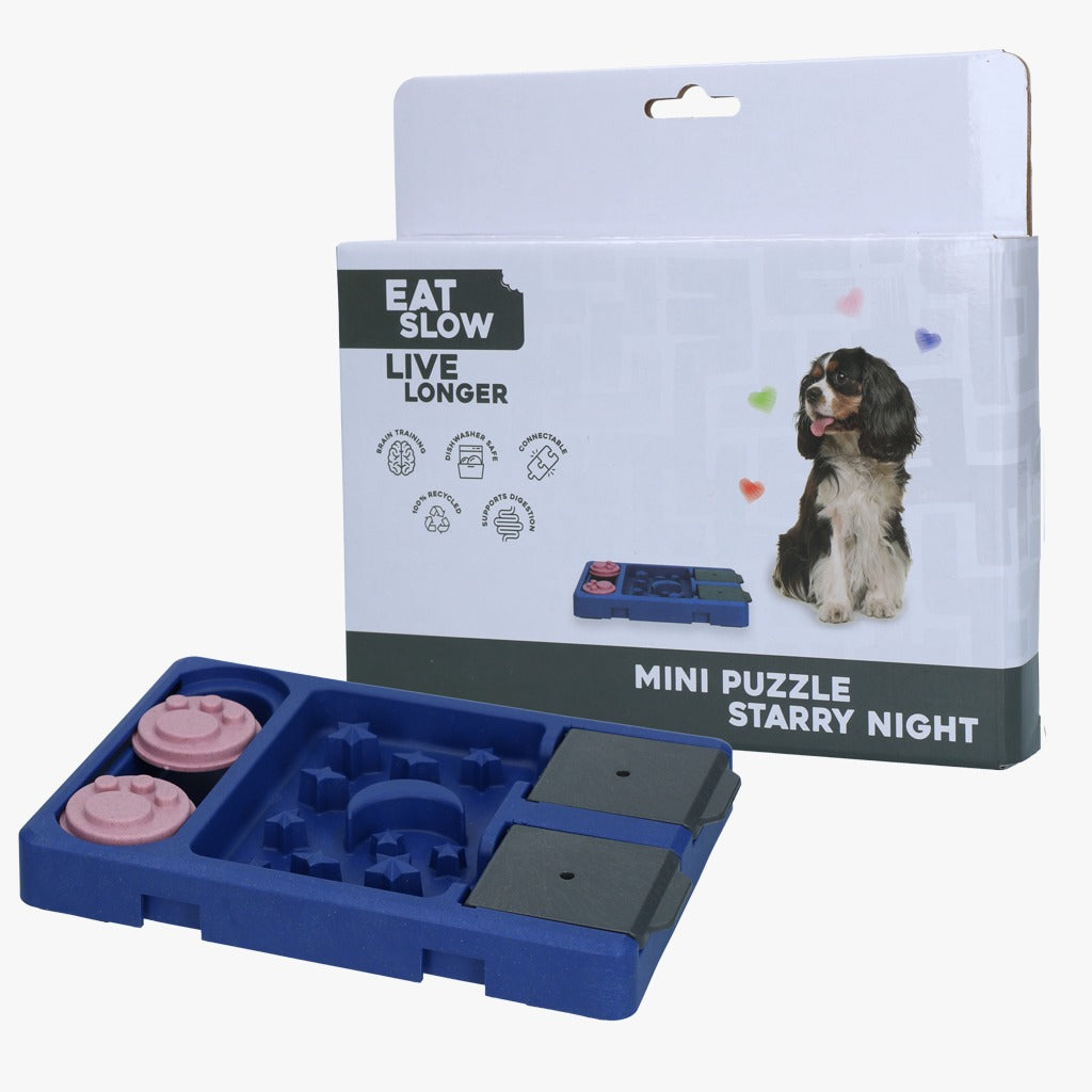 Mini Puzzle Starry Night - Happy Dogs Style