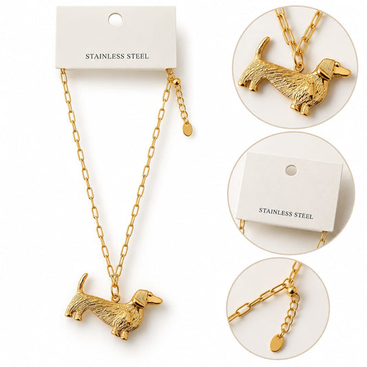 Dog mom Teckel ketting