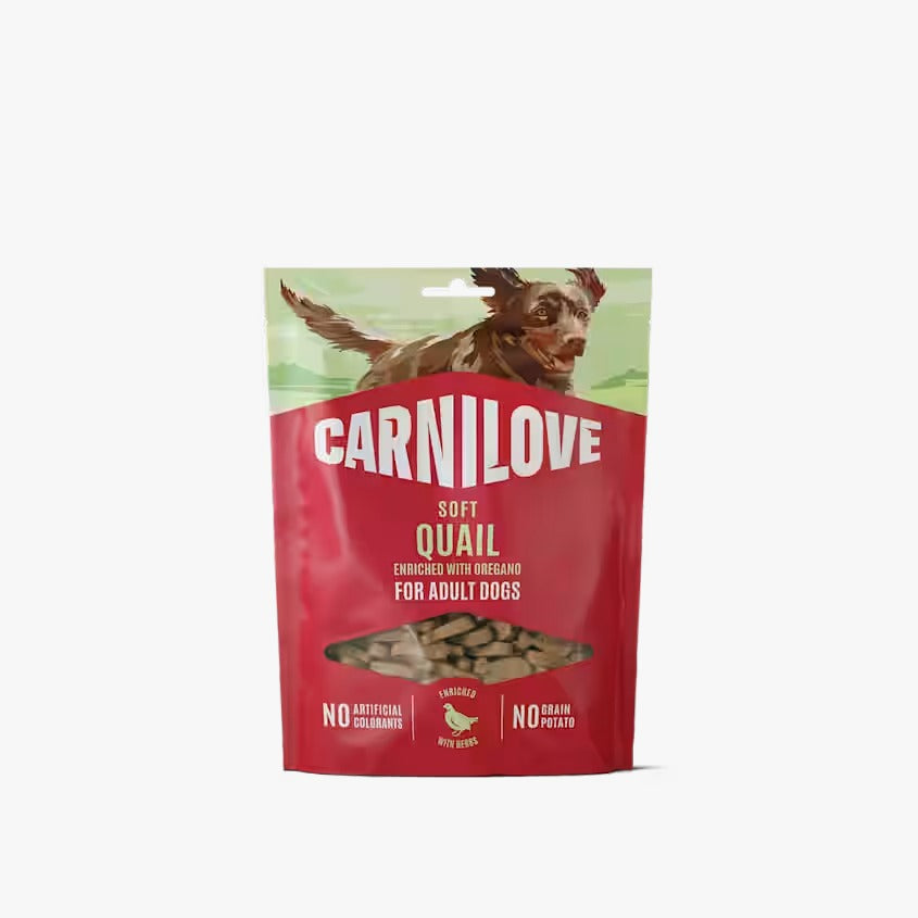 Quail SOFT Snack for Dogs 200g - Happy Dogs Style