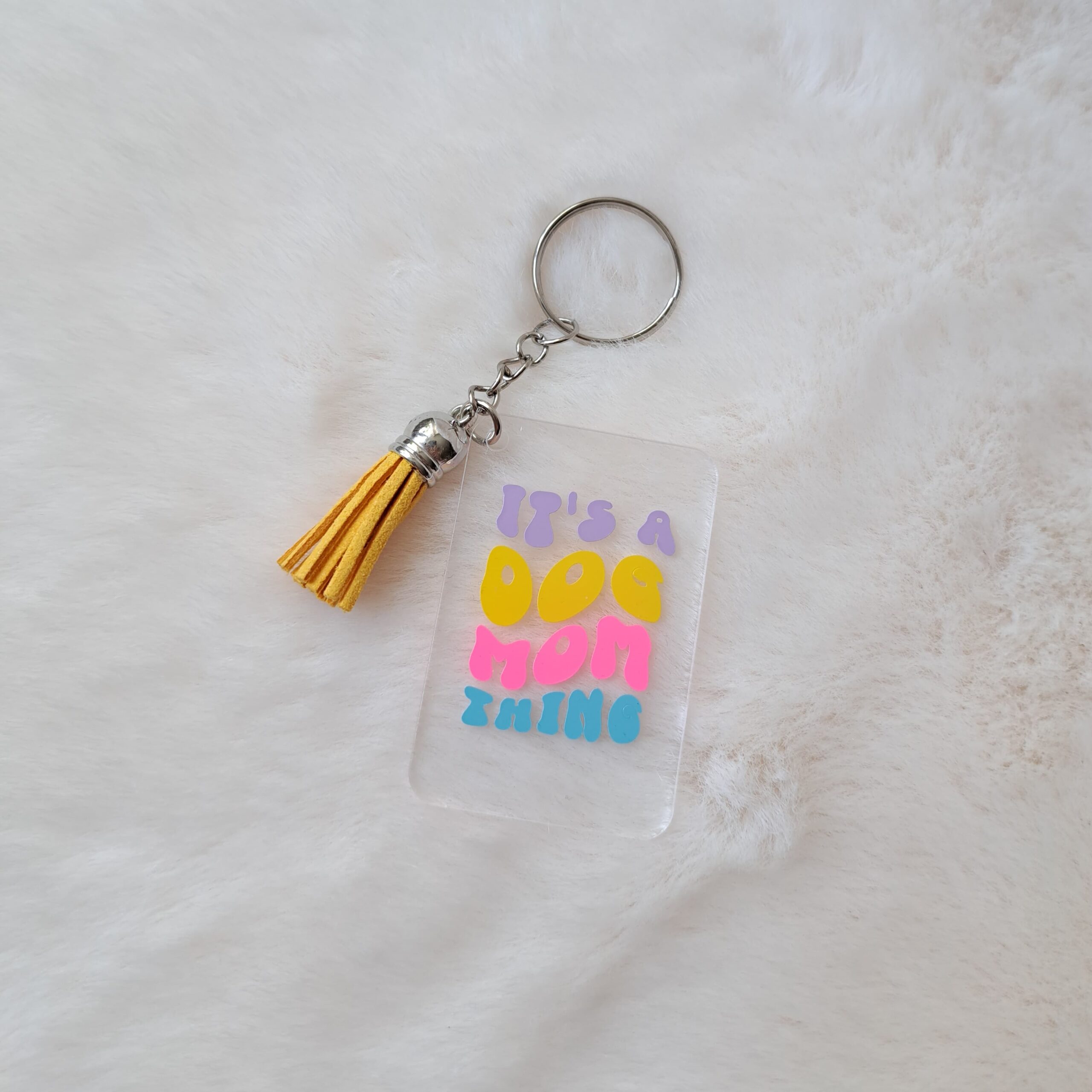It's a dog mom thing sleutelhanger