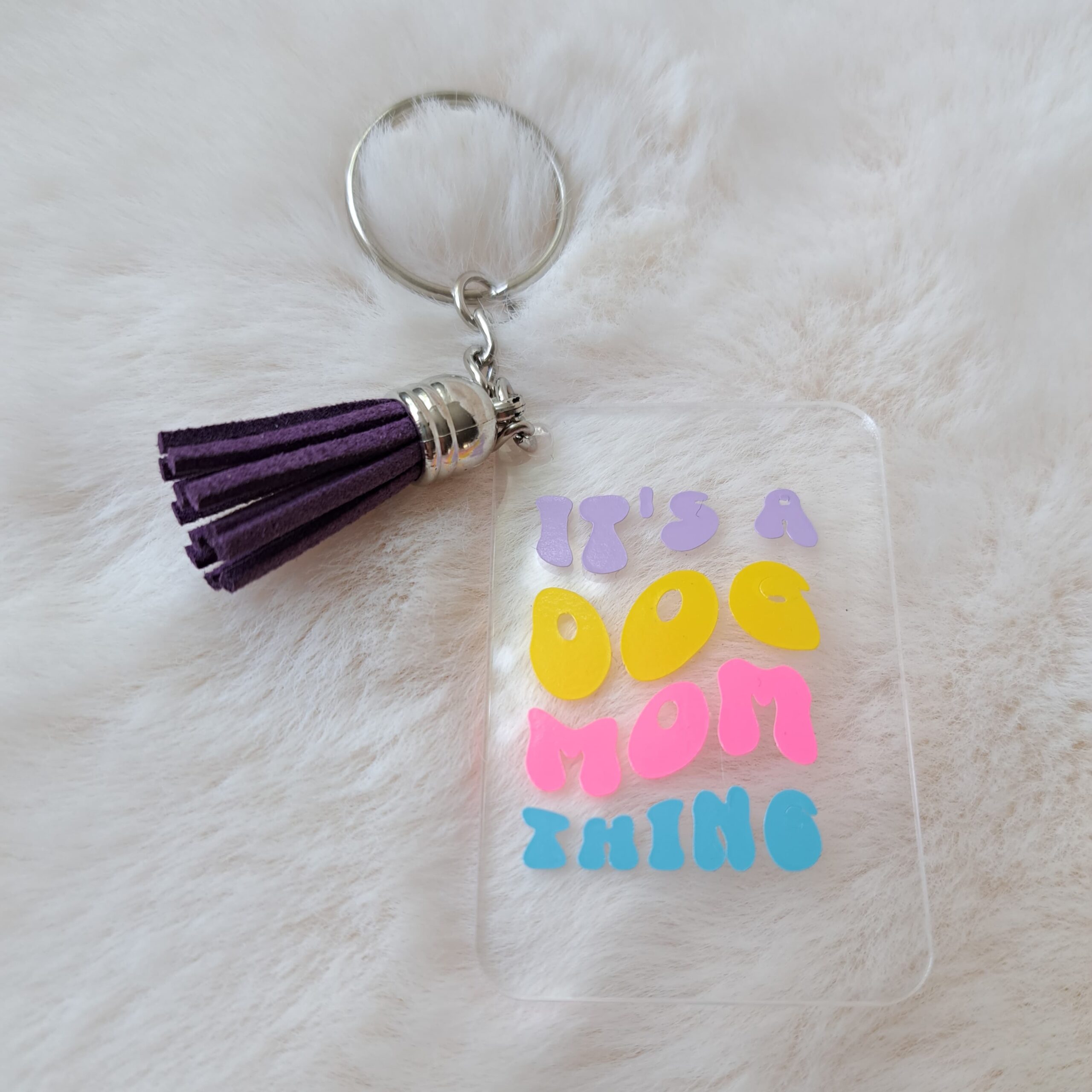 It's a dog mom thing sleutelhanger