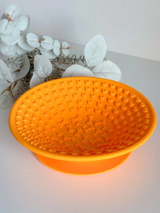 Slowfeeder voerbak Oranje