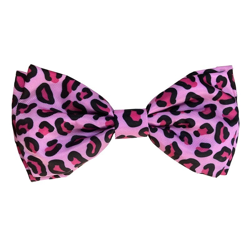 roze panterprint strikje