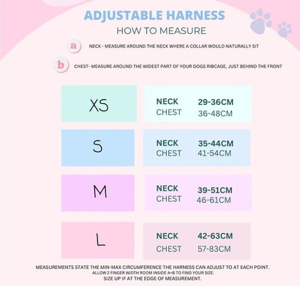 Ditsy Dreams harnas - dachy pups boutique - Afbeelding 4