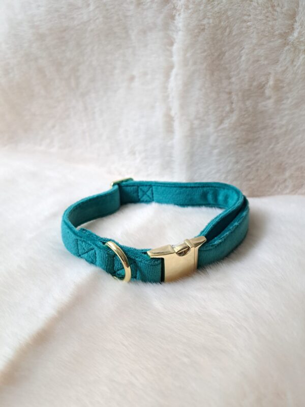velvet halsband groen