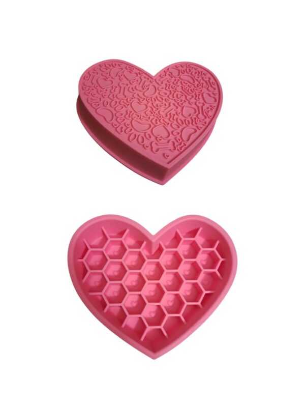bundel Slowfeeder hart roze - Afbeelding 2