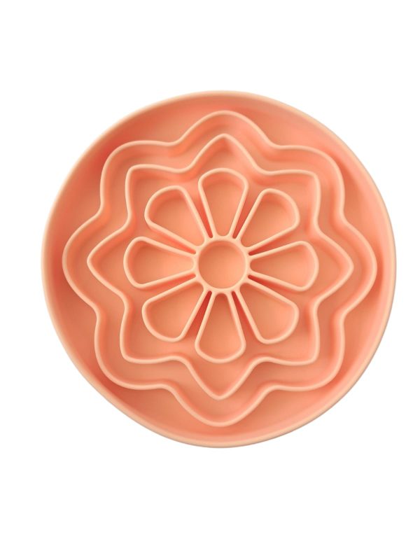 Slowfeeder Flower Oranje