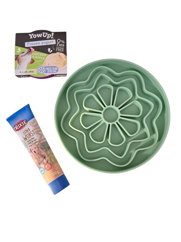 Bundel Slowfeeder Flower Groen