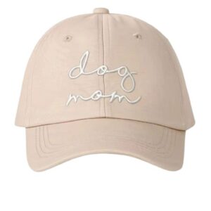 Dog Mom pet beige