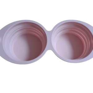 Reis voerbakjes roze