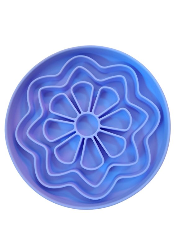 slowfeeder flower paars