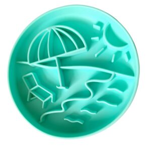 Slowfeeder beach blauw