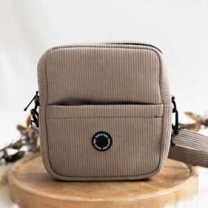 Dog mom bag - timeless taupe