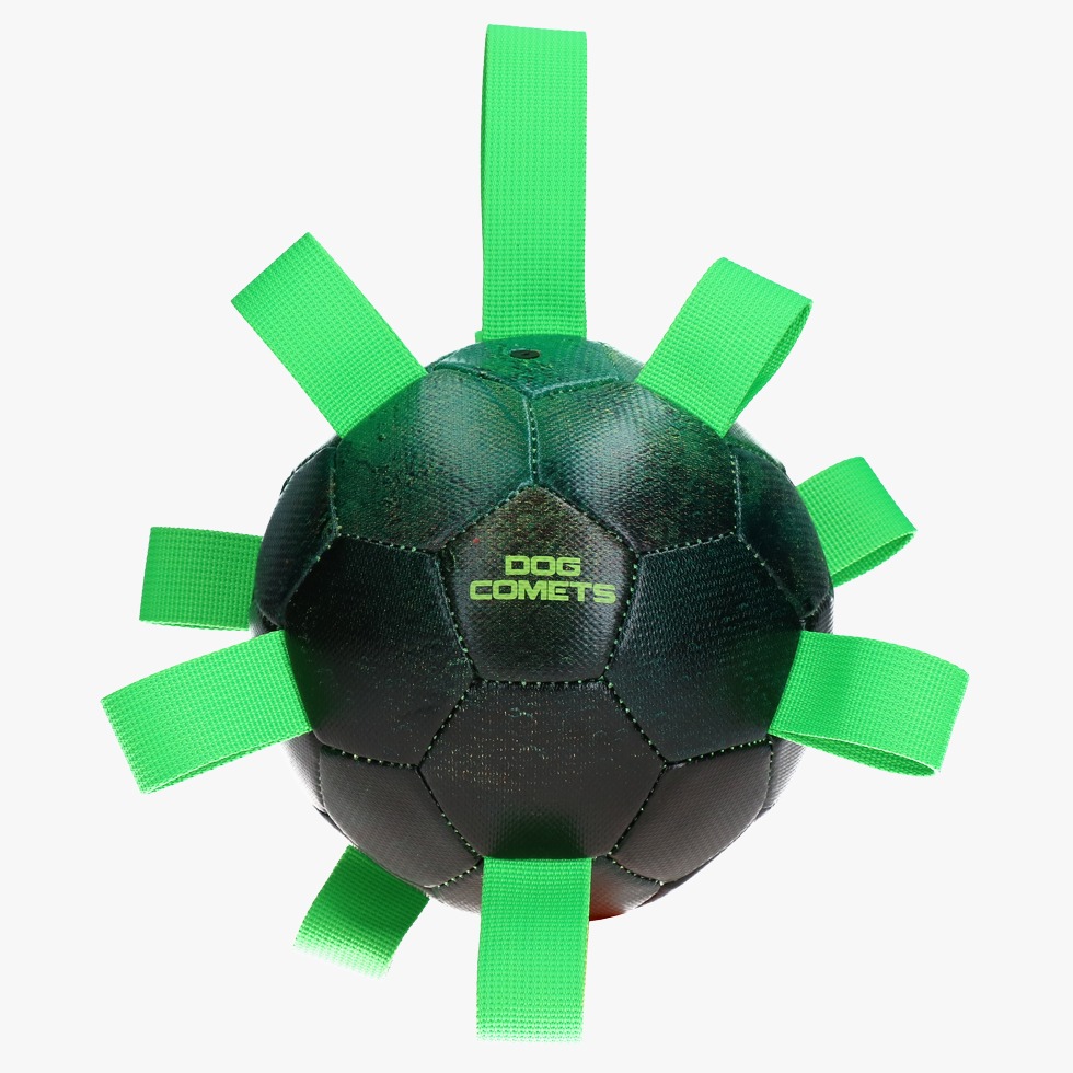 Dog Comets voetbal groen