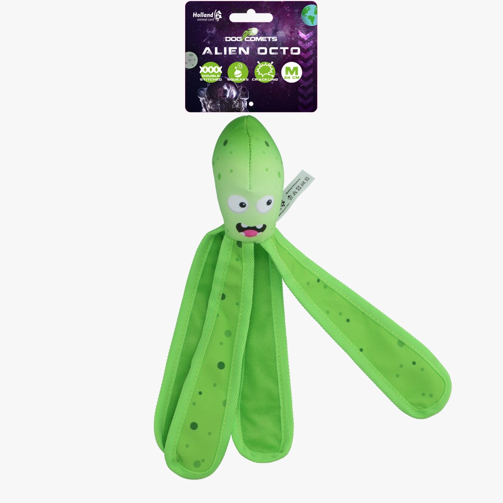 dog comets water alien octo groen
