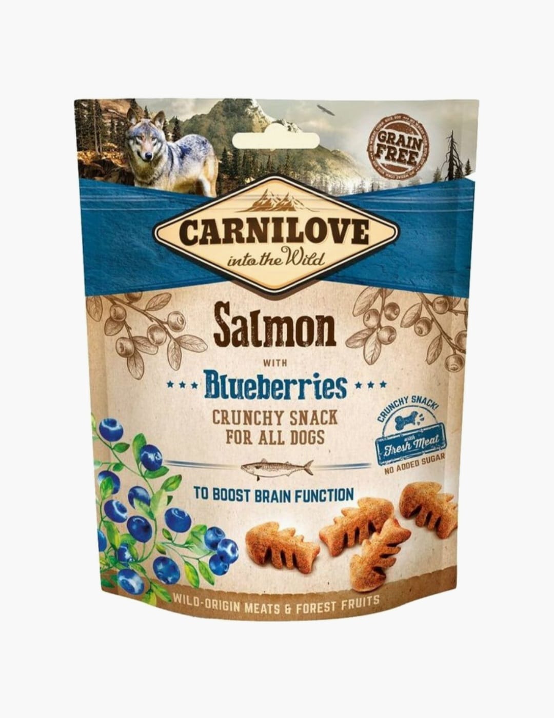 Carnilove snacks Zalm & Blauwe bes